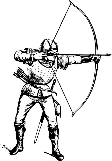Archer Archery Arrow Free Vector Graphic On Pixabay