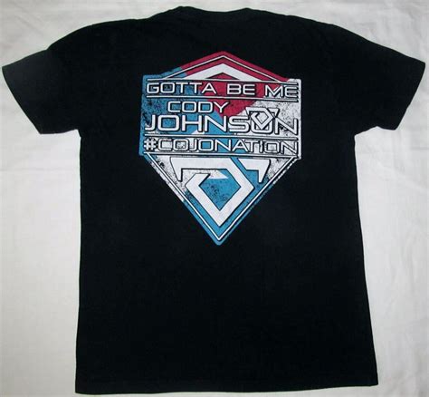 Cody Johnson Gotta Be Me Cojo Nation Country Concert Tee T Shirt Size