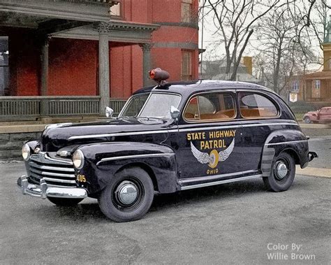 1946 Ford Deluxe Of The Ohio Highway Patrol Old Police Cars Police