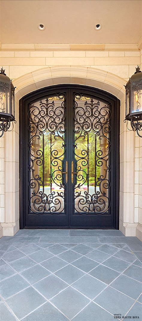 26 Best Wrought Iron Double Doors Images On Pinterest Entrance Doors