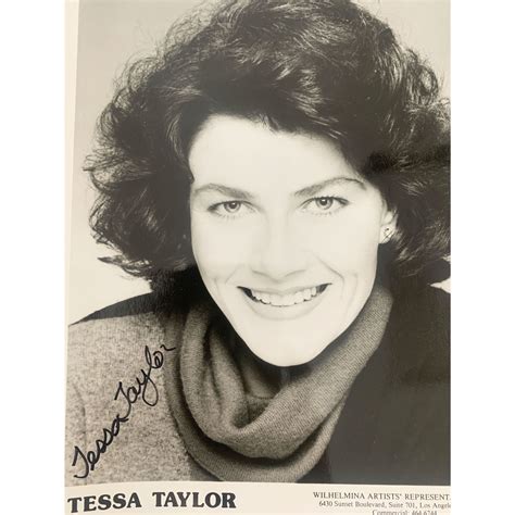 Tessa Taylor Signed Photo