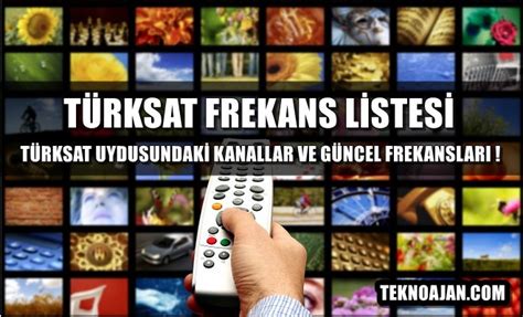 Güncel Türksat Frekans Listesi TeknoAjan com Teknoloji Haber