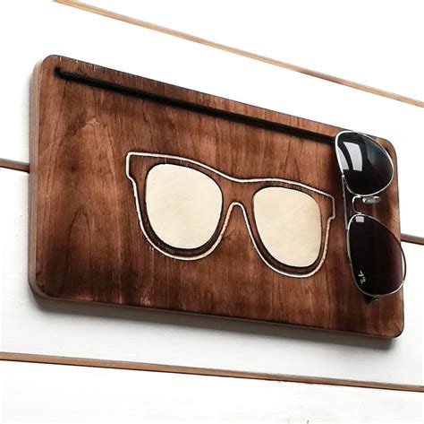 Wooden Sunglasses Display For Wall Sunglasses Holder For Wall Etsy