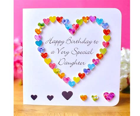 daughter birthday cards etsy birthdaywr