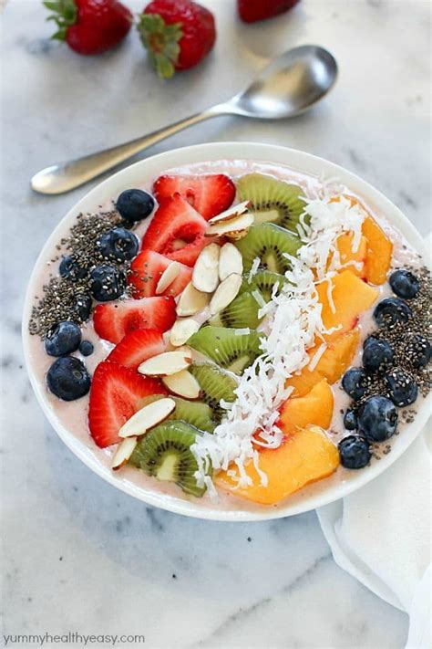 Tropical Smoothie Bowl Recipe Yummy Healthy Easy