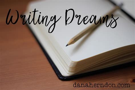 Writing Dreams