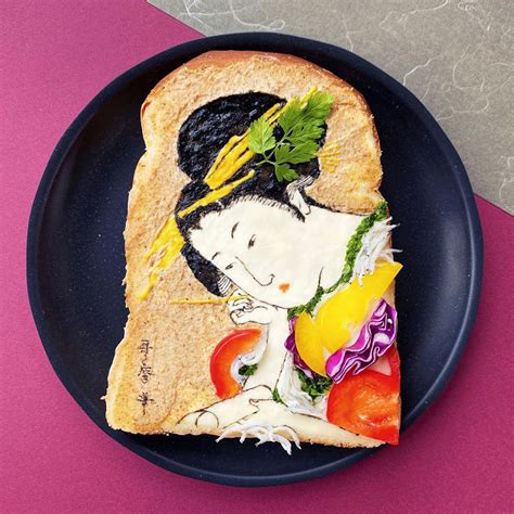 Meet Manami Sasaki The Japanese Artist Creating Intricate Toast Art