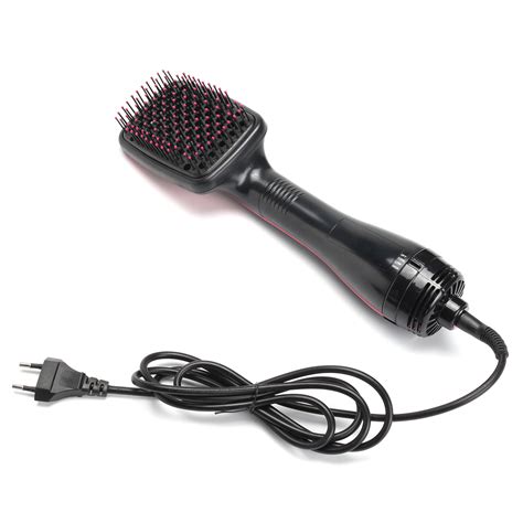 2 In 1 1000w Smoothing Hair Dryer And Paddle Brush Hair Styler Comb Salon
