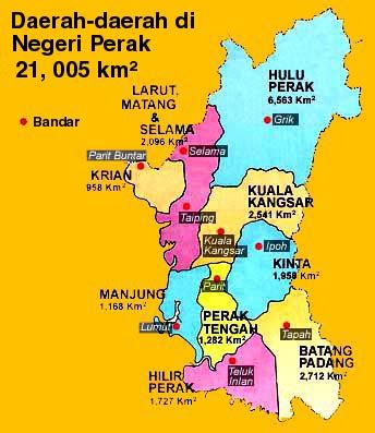 Located in between the city of kuala lumpur and penang, this beautiful city. Peta Negeri Di Malaysia - JIWAROSAK.COM