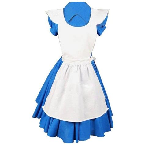 Beauty Costume Alice In Wonderland Cosplay Costume Blue Maid Dress