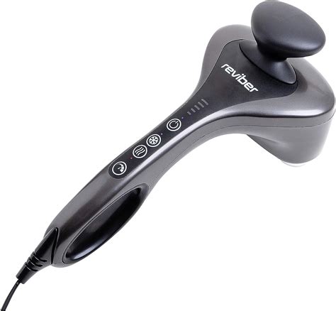 Reviber Hot And Cold Percussion Handheld Deep Tissue Massager With 2