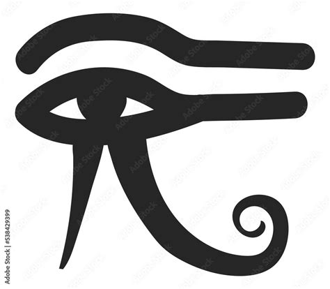 Eye Of Horus Symbol Ancient Egypt Culture Symbol Stock Illustration Adobe Stock