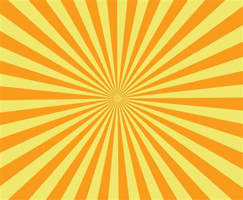Retro Orange Background Ray Sun Ray Orange And Yellow Sunburst