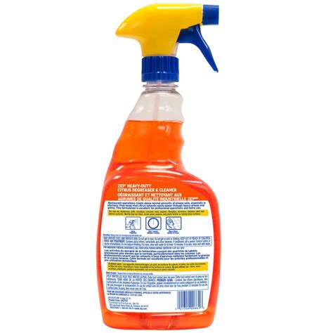 Zep Heavy Duty Cleaner And Degreaser Citrus Scent 946 Ml Canadian Tire