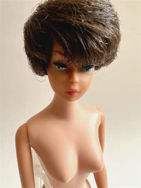 Vintage Brunette Bubble Cut Barbie Doll Mattel S Japan Very Nice Picclick