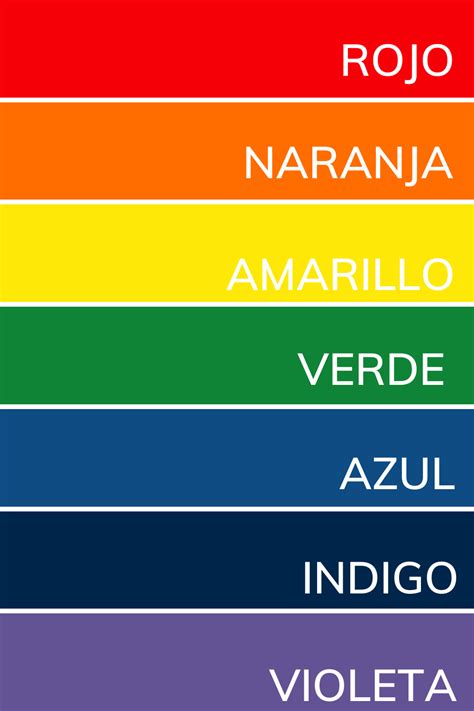 Colores Del Arcoiris En Orden Y Su Significado Color Ctw