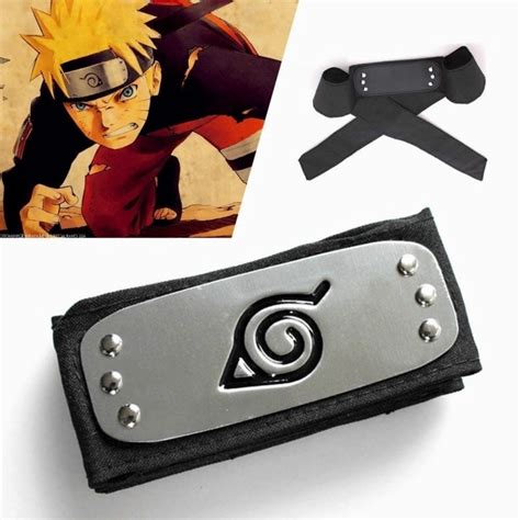 Hot Naruto Kakashi Sasuke Black Leaf Village Konoha Ninja Headband