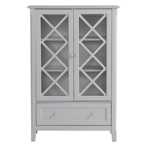 Legacy Home Savannah Wood Accent Cabinet With Two Doors And Lower