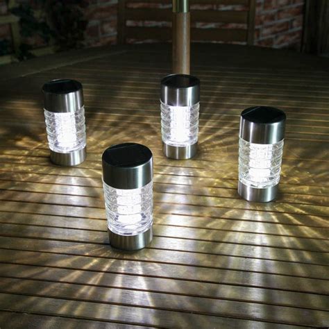 I hope you remember the concept of photovoltaic cells we mentioned earlier in this article. Stainless Steel Solar Stake Lights Colour Changing | Best ...