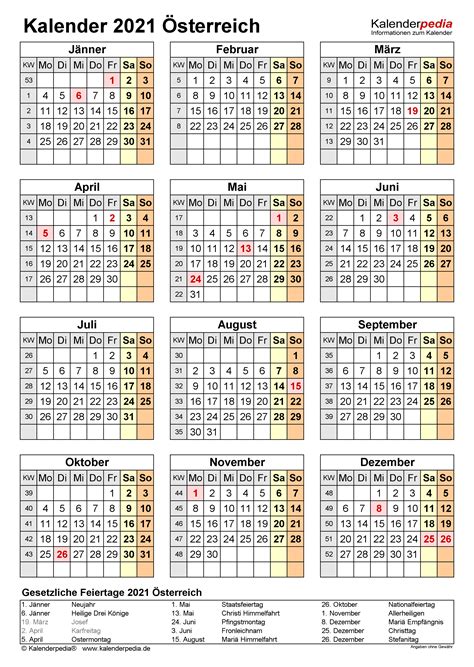 Übersicht über die 9 gesetzlichen feiertage und festtage für das kalenderjahr 2021 in. Kalenderblatt 2021 Österreich - Feiertage 2021 Bayern ...