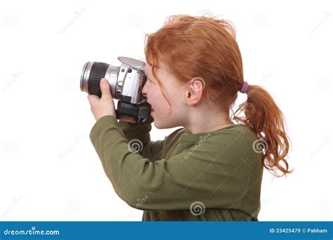 Young Photographer Stock Image Image Of Dslr Photographing 23425479