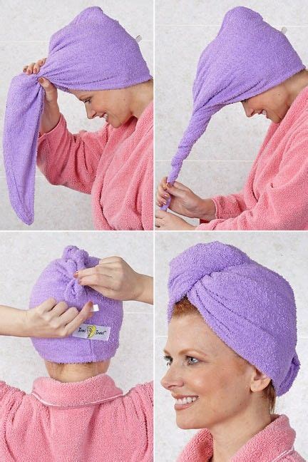 Dry Your Hair Naturally Microfiber Towel Hair Drying Wrap Cap