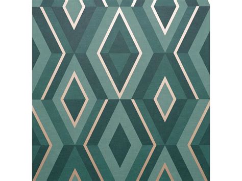 Fine Decor Shard Geometric Wallpaper Fd42609 Greengold