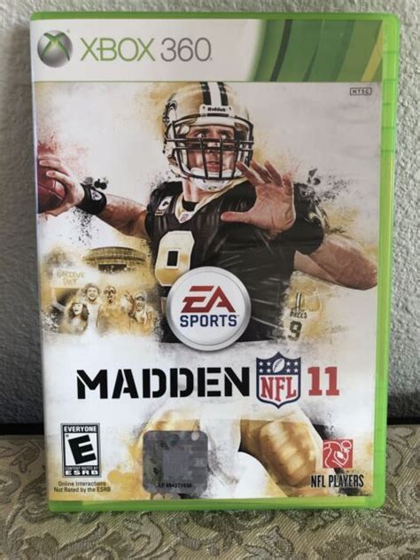 Madden Nfl 11 Xbox 360 Game Complete Case Manual Complete Ebay