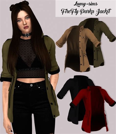 Firefly Parka Jacket At Lumy Sims Sims 4 Updates