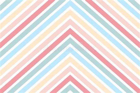Chevron Stripe Pattern With Pastel Color For Background Stock