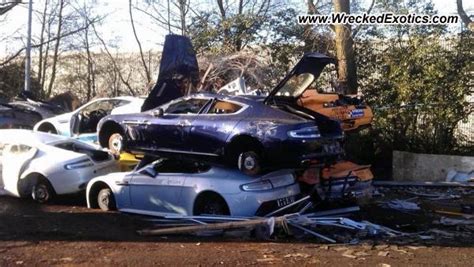 Aston Martins Wrecked England Photo 2