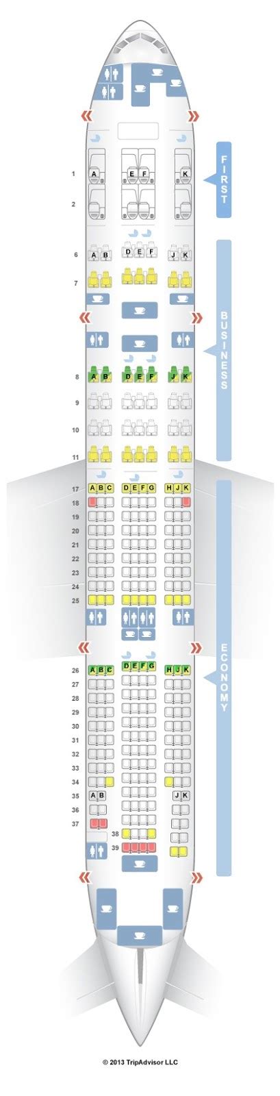 Best Of Boeing 777 200 Seat Map