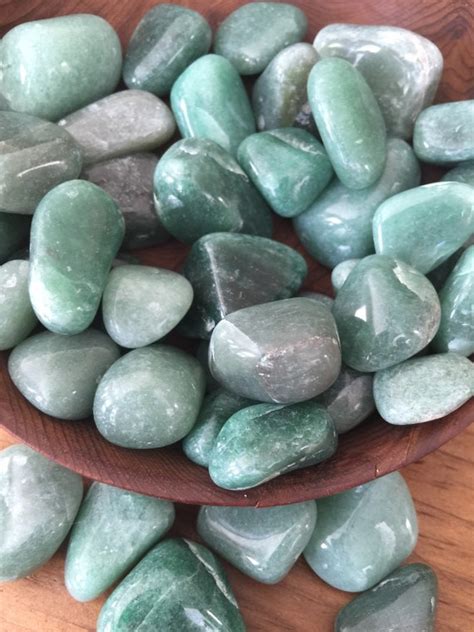 Polished Tumbled Green Aventurine Magical Crystal Wire