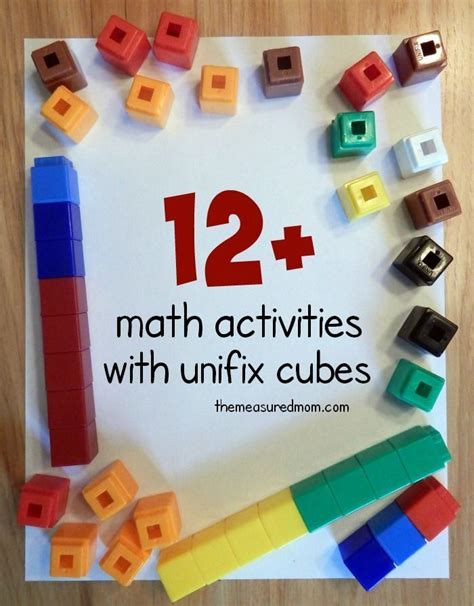Here are 12 math activities with unifix cubes from the measured mom to make sure you make the most of this amazing manipulative. Activities to help you get the most out of your unifix ...