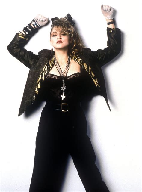 #madonna #madonna dancing #madonna 80s #madonna gif #madonna holiday #holiday #80s #80s style #fashion #queen of pop. Madonna fashion through the years | EW.com