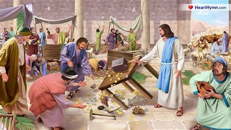 Jesus Cleanses The Temple Overturning The Tables John 2 Imagens