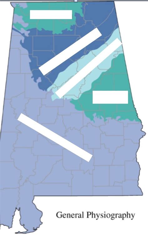 Alabama Regions Diagram Quizlet