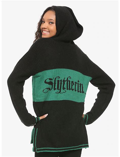 Harry Potter Slytherin Hooded Sweater Multi Sweatshirts Women
