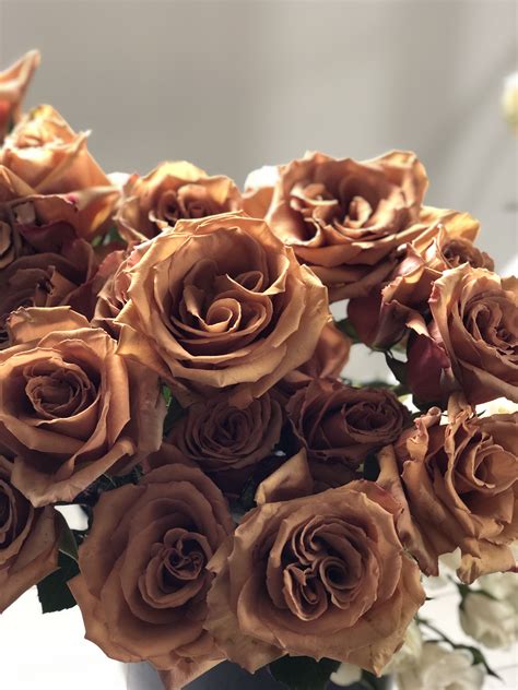 Toffee Roses Are The Perfect Burnt Orangebrown Rose For A Wedding