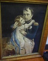 Napoleon with his son (Napoleon III 1811 - 1832) early 19th ...