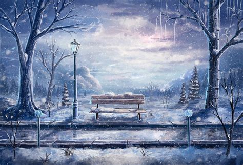 Anime Winter Wallpapers Top Free Anime Winter Backgrounds