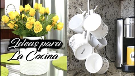 Una manera moderna y económica de decorar una cocina cocina pequeña es recurrir a materiales. IDEAS PARA DECORAR UNA COCINA EN PRIMAVERA 2019/DECORACION ...