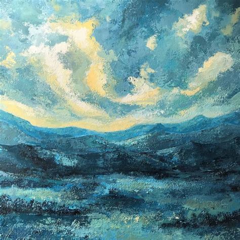 Blue Mist Painting By Colette Baumback Saatchi Art