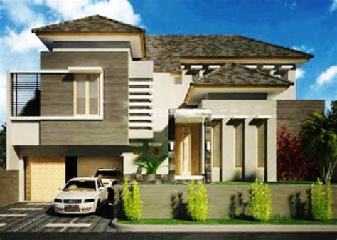 Berikut ini denah rumah 3 kamar ukuran 7×9 2 lantai w house karya melly. 10 Desain Rumah Modern 2 Lantai 2016