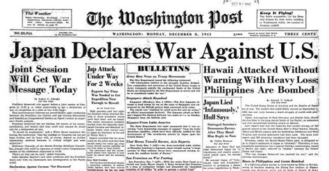 Us Studies Resources At Oxford December 7 1941 Japanese Attack On