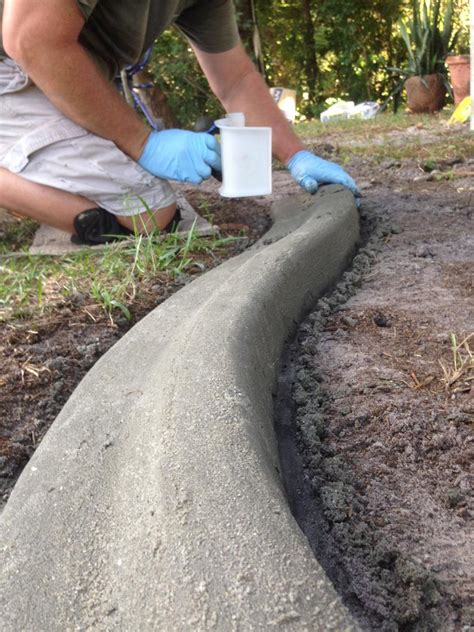 This item curb it yourself. Custom concrete curbing edging landscaping do it yourself | Landscape curbing, Concrete curbing ...
