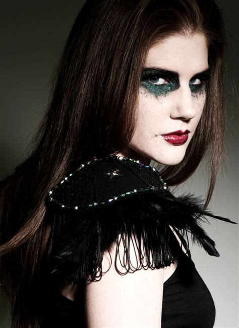 Emerald Eyes And Jeweled Shoulders Emerald Eyes After Dark Chic