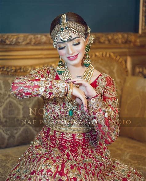 Traditional Bridal Shoot Featuring Nawal Saeed Pakistani Bridal Hairstyles Bridal Dresses