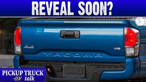New Teaser Image 2024 Toyota Tacoma Reveal Date Shown Youtube