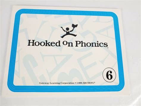 Hooked On Phonics The Classic Workbooks 6 Ebay